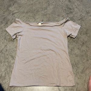 H&M Off The Shoulder Shirt